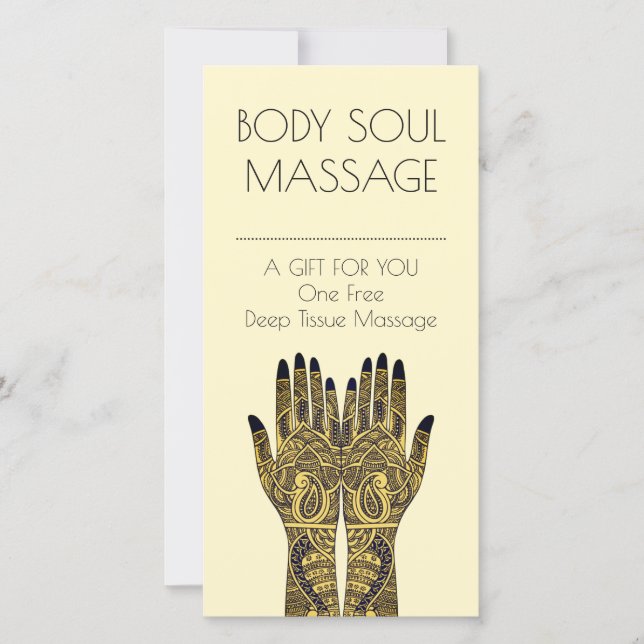 Henna Mehndi Hands Diseñar tarjeta de certificado  (Anverso)