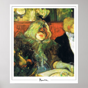 Henri de Toulouse-Lautrec cartel de arte de Zedign