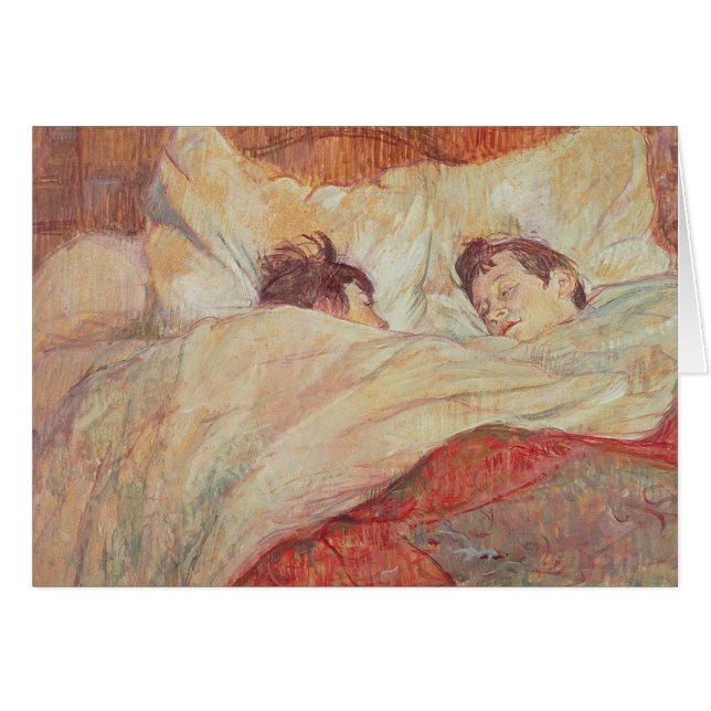 Henri de Toulouse-Lautrec | La cama, c.1892-95 (Anverso (Horizontal))
