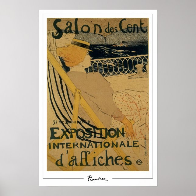 Henri de Toulouse-Lautrec Zedign Poster de Arte #1 (Frente)