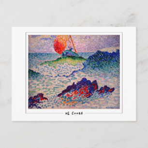 Henri-Edmond Cross #126 - Tarjeta postal de arte f