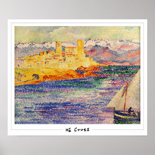 Henri-Edmond Cross Zedign Poster de arte #113 (Frente)