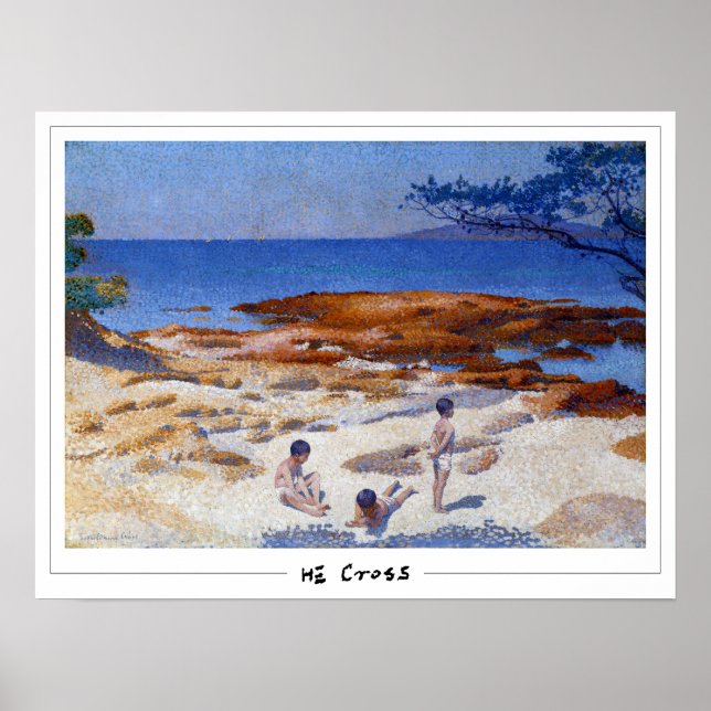 Henri-Edmond Cross Zedign Poster de arte #143 (Frente)