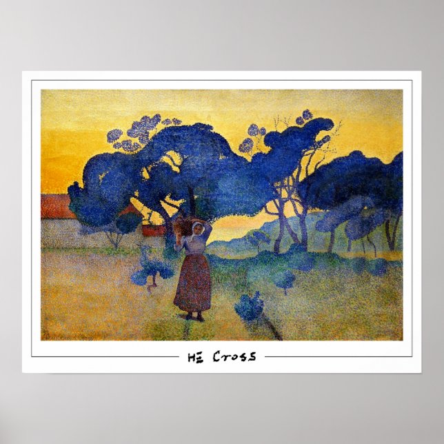 Henri-Edmond Cross Zedign Poster de arte #149 (Frente)