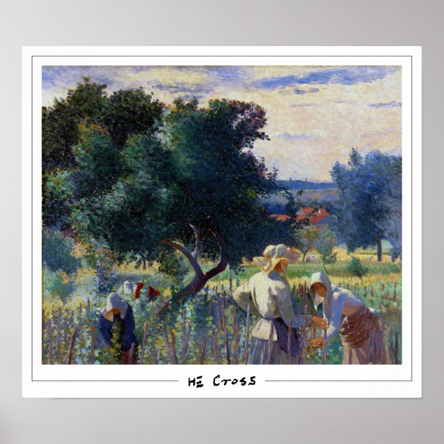 Henri-Edmond Cross Zedign Poster de arte #39 (Frente)