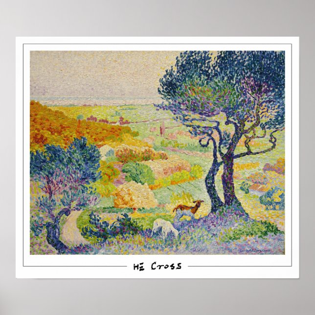Henri-Edmond Cross Zedign Poster de arte #7 (Frente)
