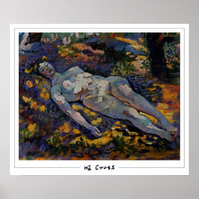Henri-Edmond Cross Zedign Poster de arte #84 (Frente)