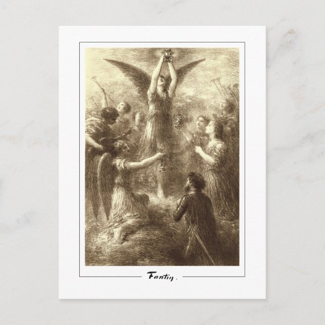 Henri Fantin-Latour #265 - Postales Bellas Artes (Anverso)