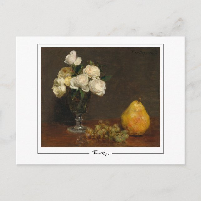 Henri Fantin-Latour #349 - postal Bella Artes (Anverso)