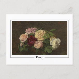 Henri Fantin-Latour #374 - postal Bella Artes