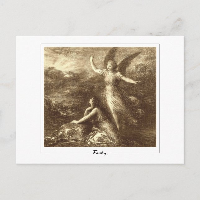 Henri Fantin-Latour #394 - postal Bella Artes (Anverso)