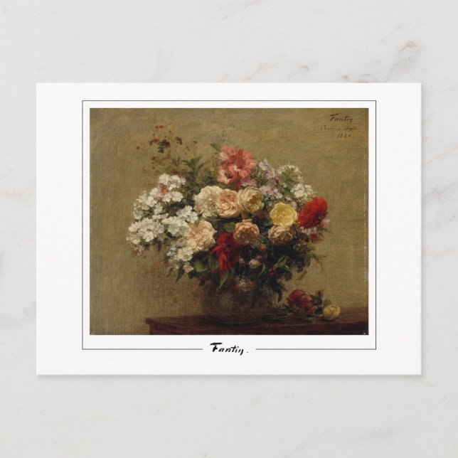 Henri Fantin-Latour #442 - Postales Bellas Artes (Anverso)