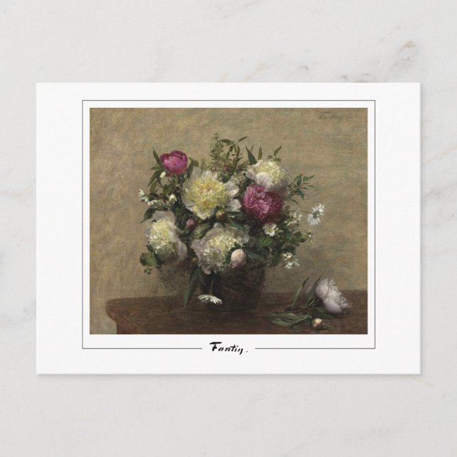 Henri Fantin-Latour #448 - Postales Bellas Artes (Anverso)