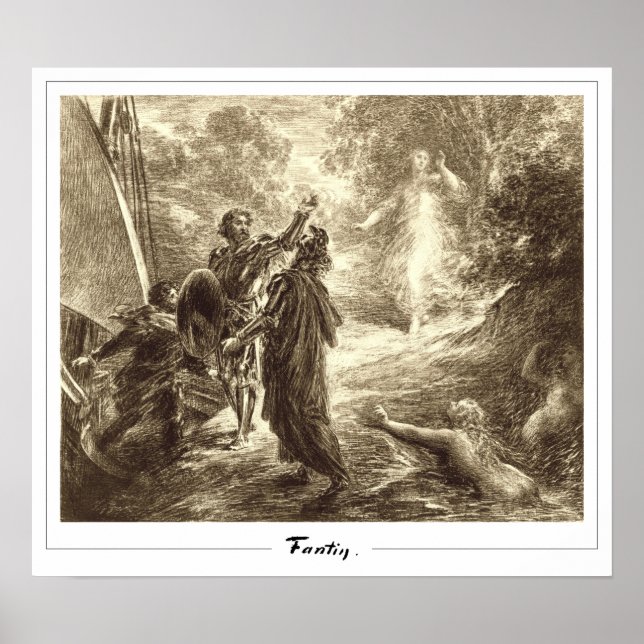 Henri Fantin-Latour Zedign Poster de arte #517 (Frente)
