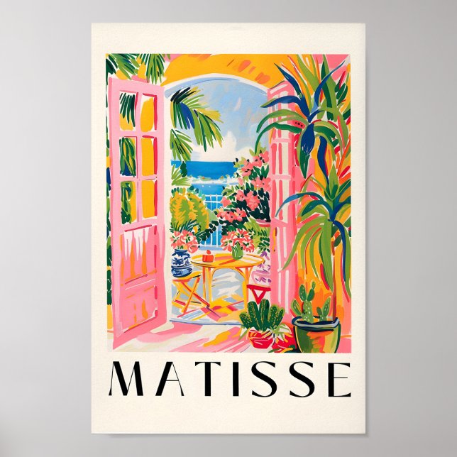 Henri Matisse Print, Poster estético, Decoración B (Frente)