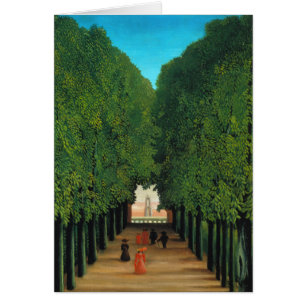 Henri Rousseau, Avenida en el parque en Saint Clou