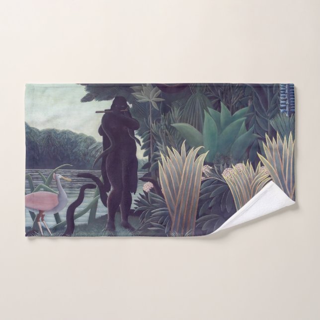 Henri Rousseau - El encantador de serpientes (Toalla de mano)