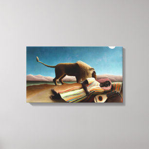 Henri Rousseau La durmiente impresión de lienzo g
