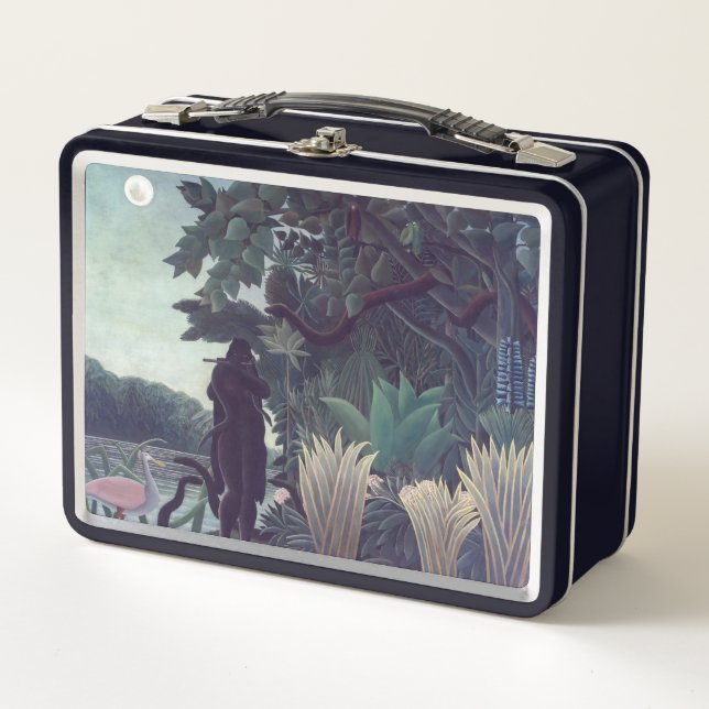 Henri Rousseau - La Encantadora de Serpientes (Anverso)