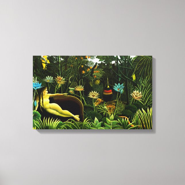 Henri Rousseau La Impresión De Los Canvas De Sueño (Anverso)