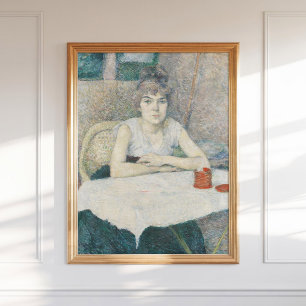 Henri Toulouse Lautrec Joven en una mesa de arte