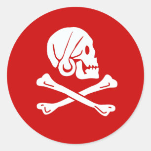 Henry Every pegatina (rojo)