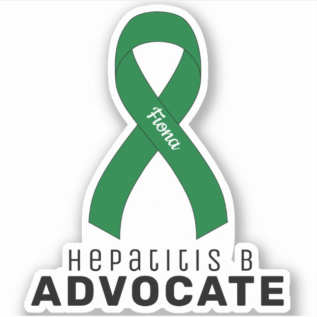 Hepatitis B Advocate Pegatina de vinilo (Anverso)