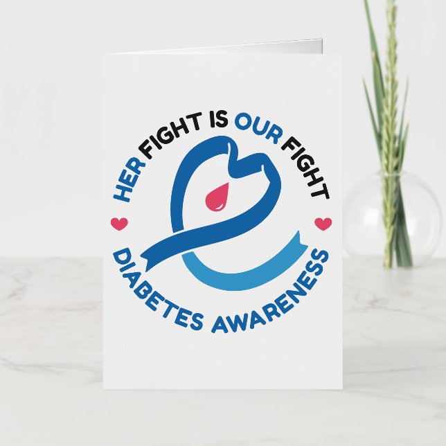 Her Fight Is Our Fight – Diabetes Awareness (Anverso)