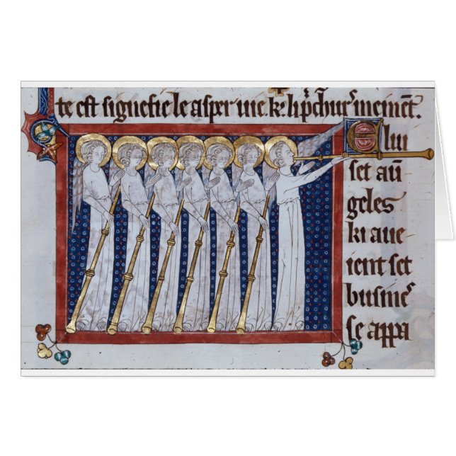Herald Angels Blank Card (Anverso (Horizontal))