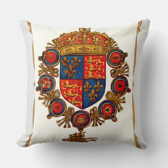 Heraldry con Cojín decorativo de la Corona (Anverso)