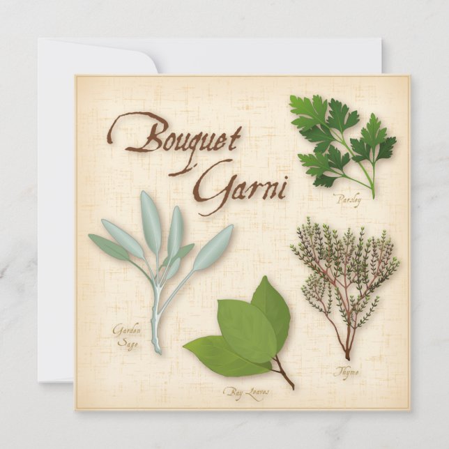 Herb Bouquet Card (Anverso)