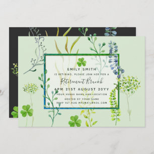 Herb Garden Invitación a la Jubilación