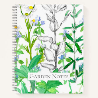 Herb Garden Record Libro de bocetos botánicos