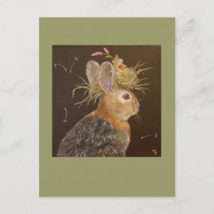 Herb the Bun y Jula la postal cardinal del bebé