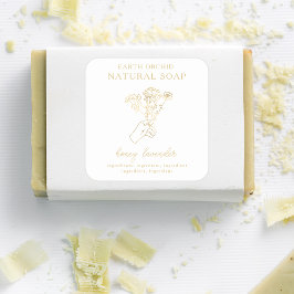 Herbal + Pegatina Floral Apothecary Square