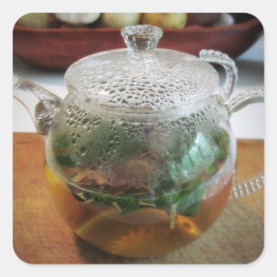 Herbal Teapot Pegatina