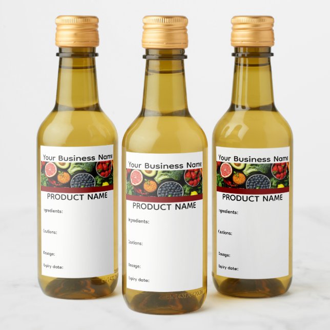 Herbal Tonic Label (Botellas)