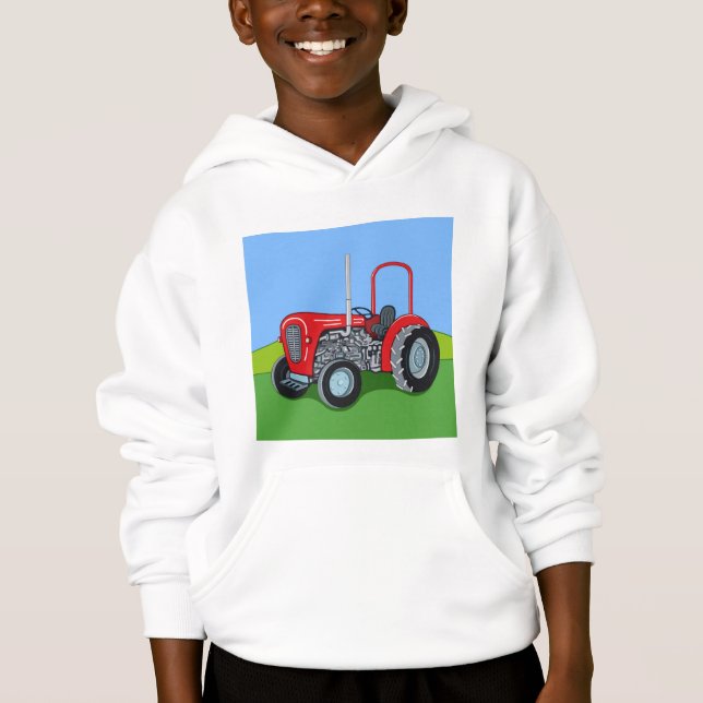 Herbert el Tractor Hoodie (Anverso)