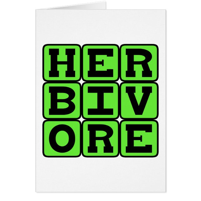 Herbívoro, Comeplantas (Frente)