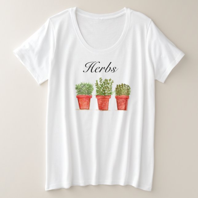Herbs Rosemary Thyme Sage Greeneration Rustic Gard (Anverso del diseño)