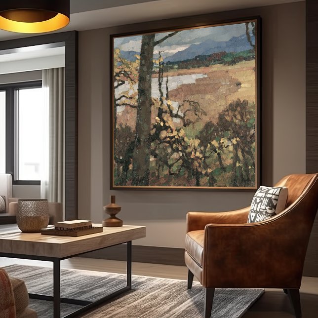 Herbst an Chiemsee | Arte paisajístico Leo Putz (Subido por el creador)