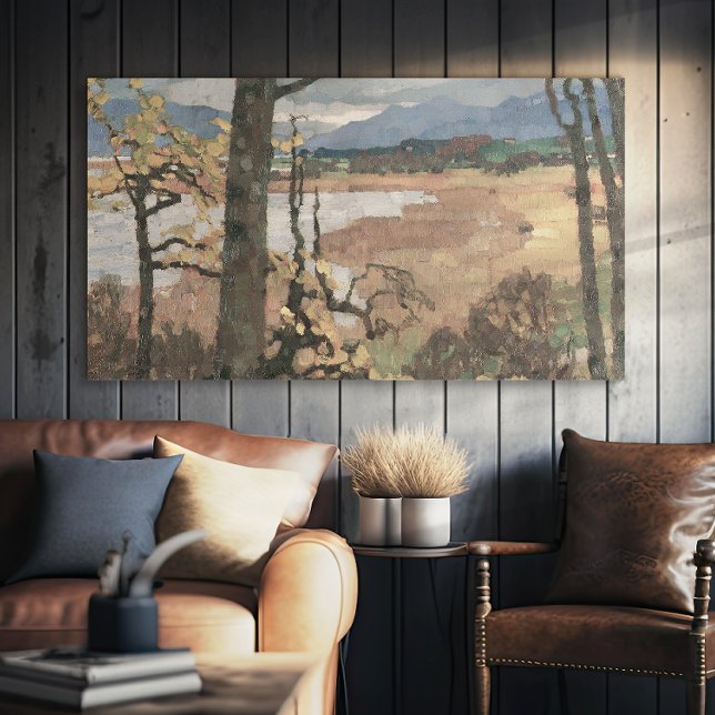 Herbst an Chiemsee | Arte paisajístico Leo Putz (Subido por el creador)