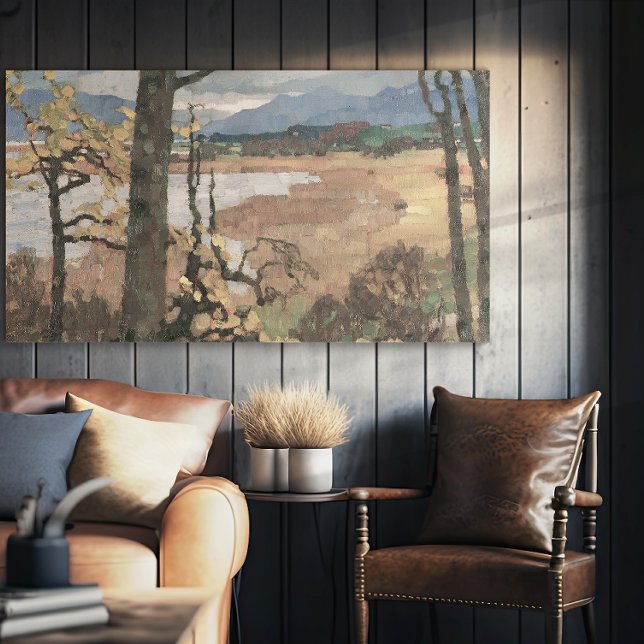 Herbst an Chiemsee | Arte paisajístico Leo Putz (Subido por el creador)