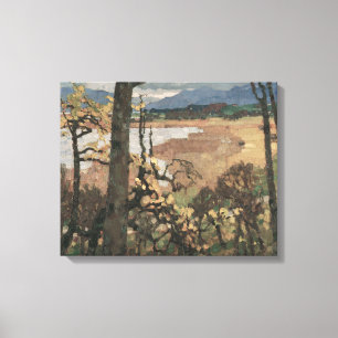 Herbst an Chiemsee   Arte paisajístico Leo Putz