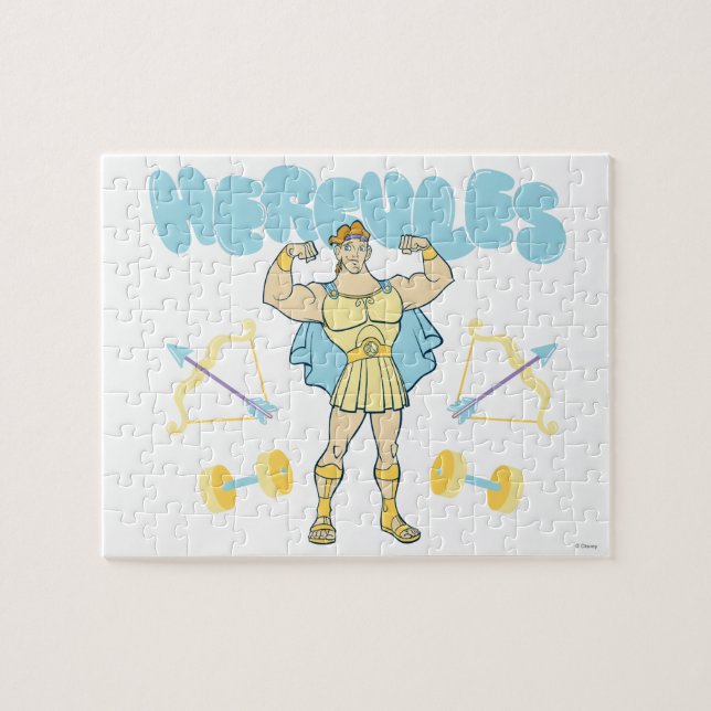 Hercules Arrows and Dumbbells Flex Jigsaw Puzzle (Horizontal)