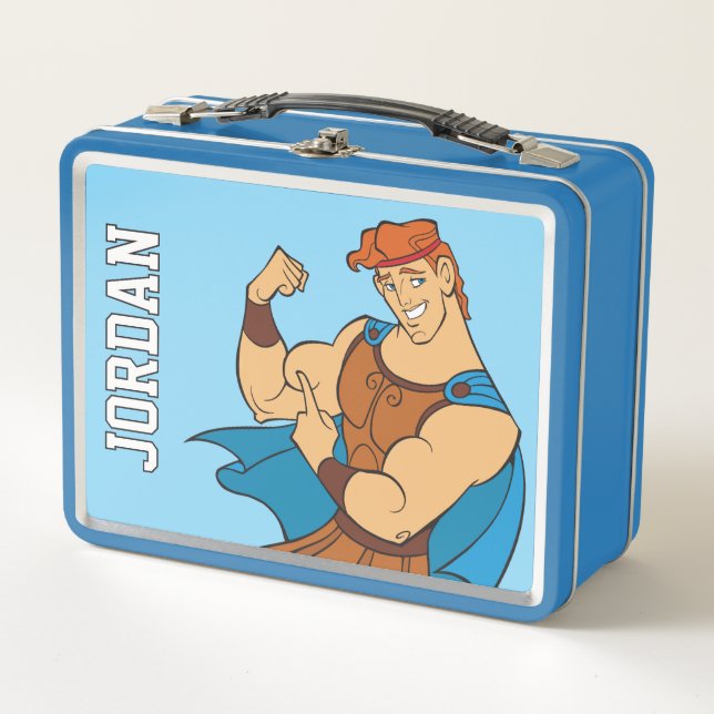 Hercules Bicep Flex Metal Lunch Box (Anverso)