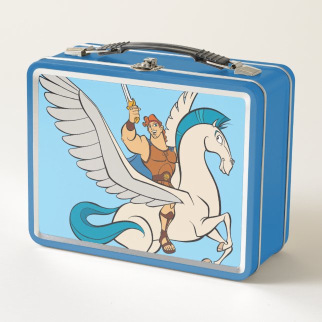 Hercules Riding Pegasus Metal Lunch Box (Anverso)