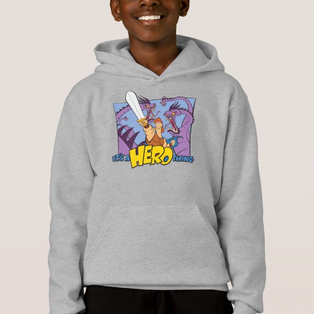 Hercules vs Hydra - It's a HERO Thing Hoodie (Anverso)