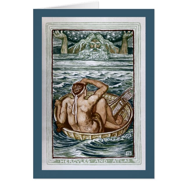 Hércules y atlas (Frente)