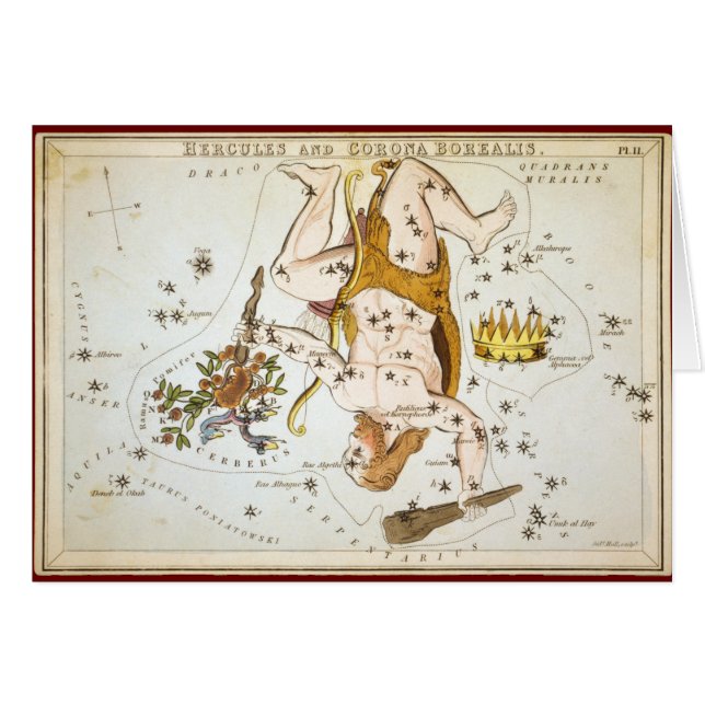 Hércules y corona Borealis (Anverso (Horizontal))